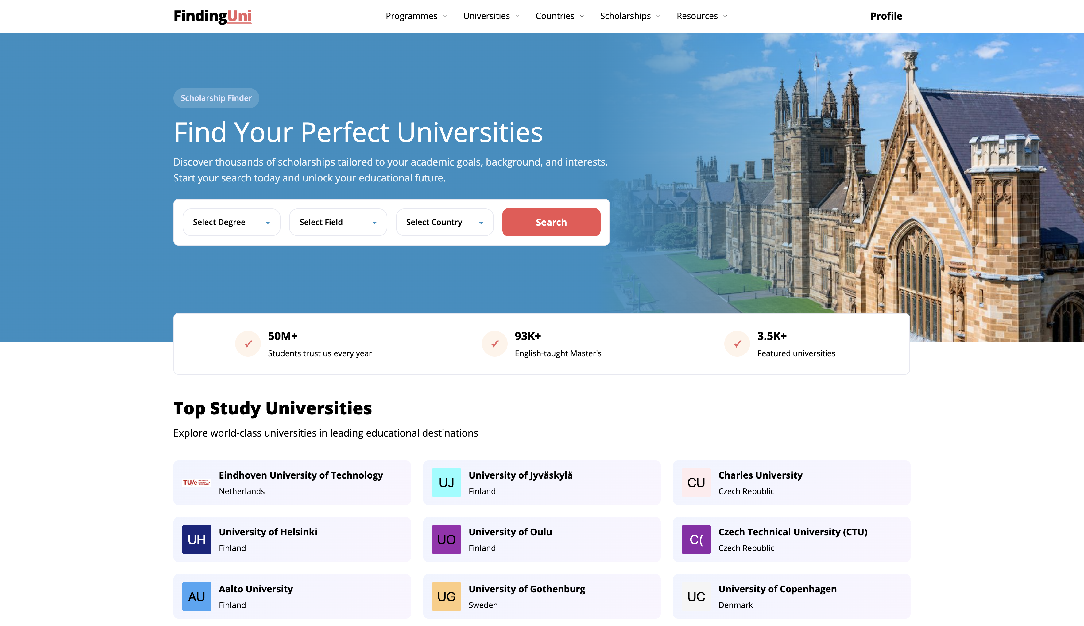 FindingUni - University finder - Image 1