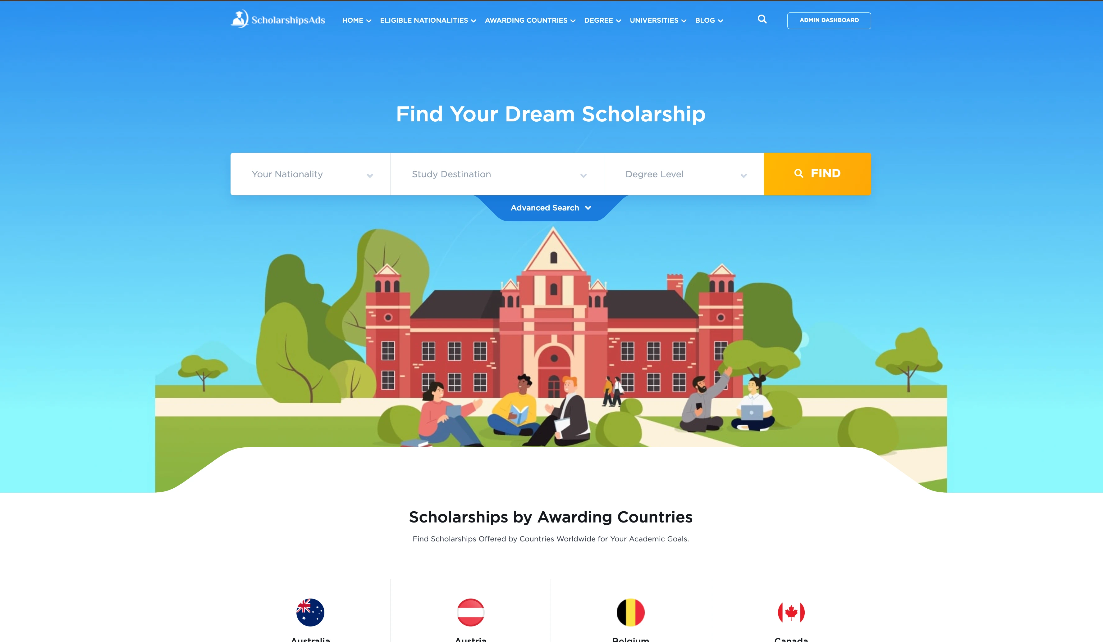 ScholarshipsAds - Scholarship search engine - Image 1